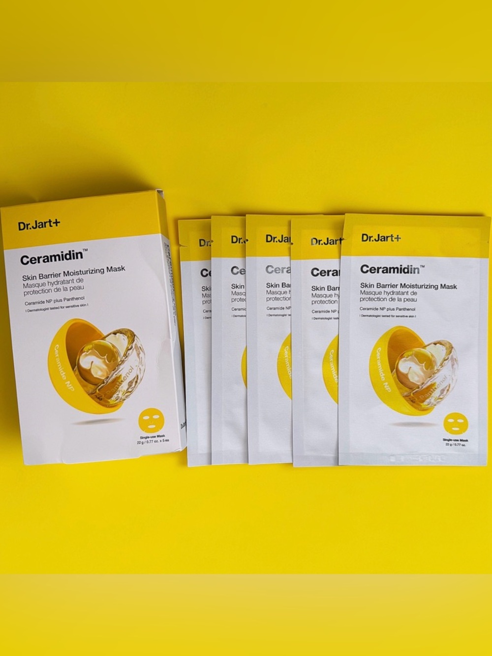 Dr. Jart+ Ceramidin Skin Barrier Moisturizing Mask - Yellow